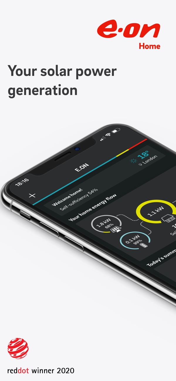 E.ON Home for iPhone screenshot 1